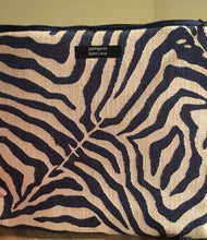 iPad Case Navy and Cream  Zebra Animal Print